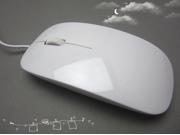 Optical game mouse Black or white wired mouse Newest fashion style for MAC for laptop for Compyter PC