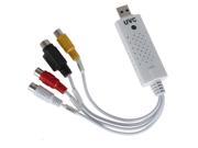 USB 2.0 Audio Video VHS to DVD Capture Card Adapter Converter for Win7 8 Mac OS