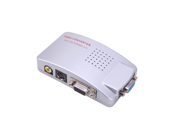 VGA to AV RCA TV Monitor S Video Signal Converter Adapter Switch Box PC Laptop