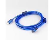 3 Meters USB 2.0 A Male to A Female Extension Cable Blue SuperSpeed USB 2.0 Extension Cable A to A Male to Female