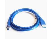 1.5 Meters USB3.0 A Male to A Female Extension Cable Blue Color usb 3.0 cable of high speed copper AM AF extend data cable