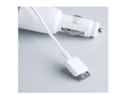 Micro USB3.0 Car Charger For Samsung Galaxy Note 3 III N9000 N9005 White