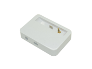 Desktop Dock Stand Charger With Audio Line Out 8 Pin Connector For Apple iPhone 5 5s white