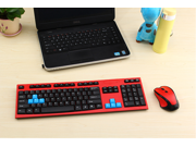 NEW HK3930 2.4GHz Wireless Trendy Keyboard and Mouse Combo for Office Gaming