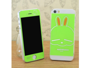 Anti scratch anti fingerprint Cartoon Tempered Glass Screen Protector Foil Front Back for iPhone 5 5s Mashimaro