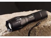 Rotate the zoom Flashlight genuine CREE LED flashlight rechargeable long range riding outdoor lighting equipment