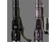 Zoomable 2000 Lumen CREE XM L XML T6 Zoomable LED Flashlight 2000Lm Adjustable Focus Zoom flash Light Lamp Torch AAA or 18650