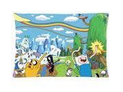 Cartoon Adventure Time with Finn Jake Pillowcase