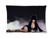 Elvira Mistress of the Dark Movies Style Pillowcase Custom 20x30 Inch Zippered Pillow Case