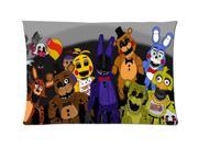 Five Nights at Freddy 02 Style Pillowcase Custom 20x30 Inch Zippered Pillow Case