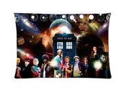 Doctor Who 02 Style Pillowcase Custom 20x30 Inch Zippered Pillow Case