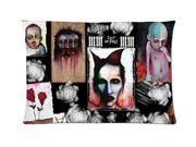 Marilyn Manson Lest We Forget Style Pillowcase Custom 20x30 Inch Zippered Pillow Case