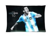 Lionel Messi Sport Style Pillowcase Custom 20x30 Inch Zippered Pillow Case