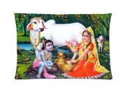 Hindu God Yashoda And Krishna Beautiful Style Pillowcase Custom 20x30 Inch Zippered Pillow Case