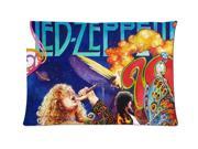 Led Zeppelin Style Pillowcase Custom 20x30 Inch Zippered Pillow Case