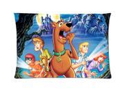 New Animated Scooby Doo Movie Style Pillowcase Custom 20x30 Inch Zippered Pillow Case