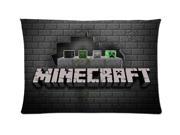 Minecraft 01 Style Pillowcase Custom 20x30 Inch Zippered Pillow Case