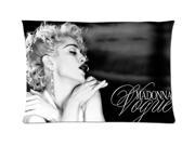 Madonna Vogue Style Pillowcase Custom 20x30 Inch Zippered Pillow Case