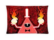 Gravity Falls Playing with Fire Style Pillowcase Custom 20x30 Inch Zippered Pillow Case