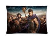 Spartacus Blood and Sand Men Warriors Movies Style Pillowcase Custom 20x30 Inch Zippered Pillow Case