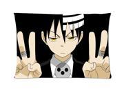 Soul Eater Black Star And Death The Kid 04 Style Pillowcase Custom 20x30 Inch Zippered Pillow Case