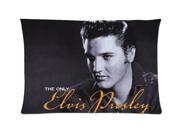 The Only Elvis Presley Style Pillowcase Custom 20x30 Inch Zippered Pillow Case