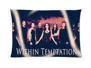 Within temptation Band Members Style Pillowcase Custom 20x30 Inch Zippered Pillow Case