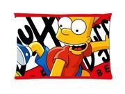 The Simpsons Style Pillowcase Custom 20x30 Inch Zippered Pillow Case
