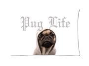 Pug Dog Series Funny Sad Happy Dogs Style Pillowcase Custom 20x30 Inch Zippered Pillow Case