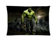 The Incredible Hulk Cartoon Movie Style Pillowcase Custom 20x30 Inch Zippered Pillow Case