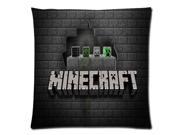 Top Minecraft 01 Style Pillowcase Custom 18X18 Inch Zippered Pillow Case