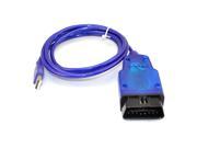 iKKEGOL VAG COM KKL 409.1 ODB2 USB Cable Car Auto Scanner Diagnostic Tool for Audio VW Seat Volkswagen Blue