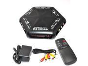 iKKEGOL 5 Way 4 Port IN 1 Out RCA S Video Video Audio Game AV Switch Box Selector Remote