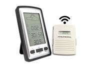 Digital Wireless Weather Forecast Station In Outdoor C F Thermometer Humidity Sensor Time Date Calenda Alarm Clock Barometer Hygrometer Receiver Transmitter