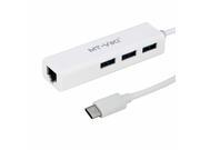 TYPE C 3.1 to 3 Port USB 3.0 HUB Date Charging Ethernet Adapter for New Macbook