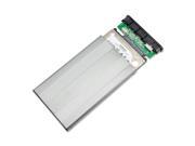 iKKEGOL Ultra Slim Fast USB 2.0 3.0 to 2.5 Inch SATA External Aluminum HDD Hard Disk Drive Enclosure Black Economical Low Consumption Easy Plug Play