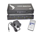 iKKEGOL 4 IN 2 Out 4 x 2 HDMI Switch Selector Splitter HD 3D 1080P HDCP Remote Power