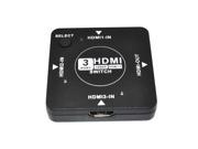 iKKEGOL 3 Ports 3 Input 1.4 1.4V HDMI Auto Switch HUB Switcher Splitter Hub Box for 3D HDTV 1080P