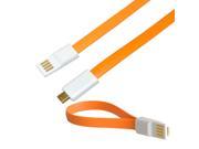 iKKEGOL® Magnet USB Type A to 5 Pin Micro USB Date Sync Charger cable for Android Samsung Galaxy S4 S5 Note 2 HTC Orange