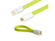 iKKEGOL® Magnet USB Type A to 5 Pin Micro USB Date Sync Charger cable for Android Samsung Galaxy S4 S5 Note 2 HTC Green