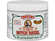Thayers Witch Hazel with Aloe Vera 60 Pads