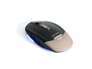 E 3lue Horizon EMS136GD Black and Gold Finest Wireless mouse with a Sleek and Stylish Desig