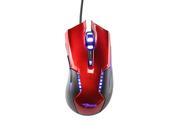 E 3lue E Blue EMS616RE Mazer Red Wired Gaming Mouse 2500DPI LED Optical