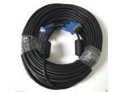 100 FEET FT FOOT SVGA VGA M M LCD LED Monitor BLUE Cable 100FT Male to Male