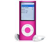 16 GB Slim Mp3 Mp4 Player 1.8 LCD Screen 4d FM Radio Video Games Movie Color Pink