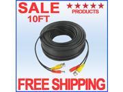 10ft SECURITY CAMERA VIDEO CABLE SIAMESE CCTV BNC POWER