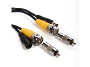 100ft CCTV BNC Male Video Power Cable DVR Surveillance Security Camera Wire Cord
