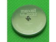 MAXELL ML2032 ML 2032 RECHARGEABLE 3V BUTTON COIN CELL CMOS BATTERY