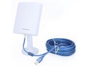 USB 150Mbps Wifi Wireless Adapter Long Range Outdoor with Antenna 10m Cable
