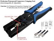 COMPRESSION BNC F RCA RG6 59 CRIMP TOOL CONNECTOR COAX